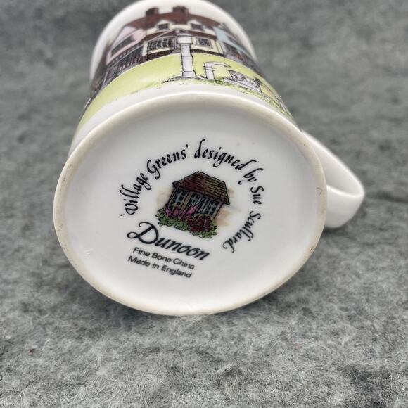 Dunoon "Village Greens" by Sue Scullard Made in England Coffee Tea Mug Cup Cat - Picture 4 of 6